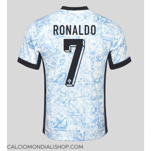 Maglie da calcio Portogallo Cristiano Ronaldo #7 Seconda Maglia Europei 2024 Manica Corta